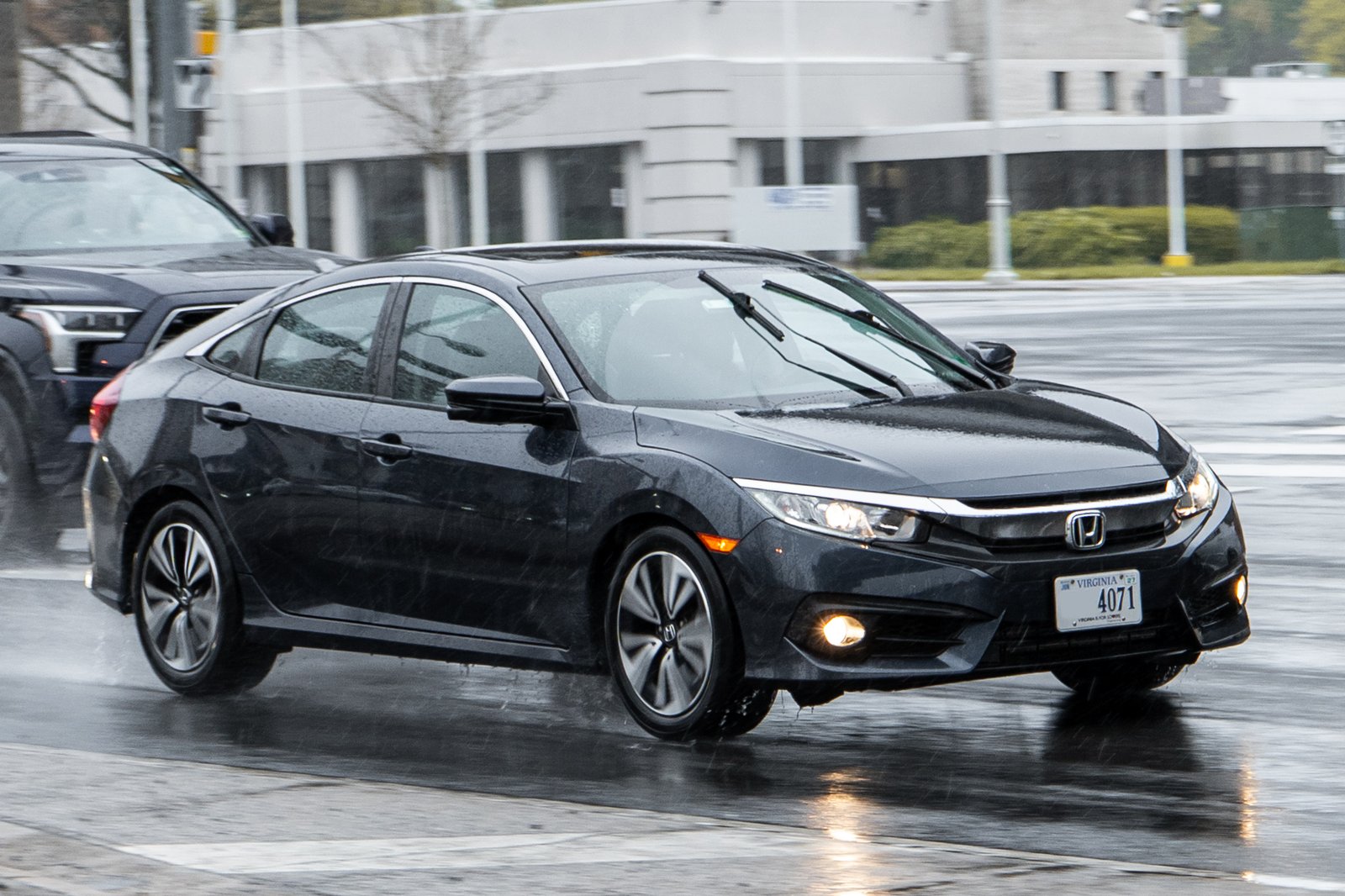 Tenth-generation Honda Civic sedan parked outdoors
